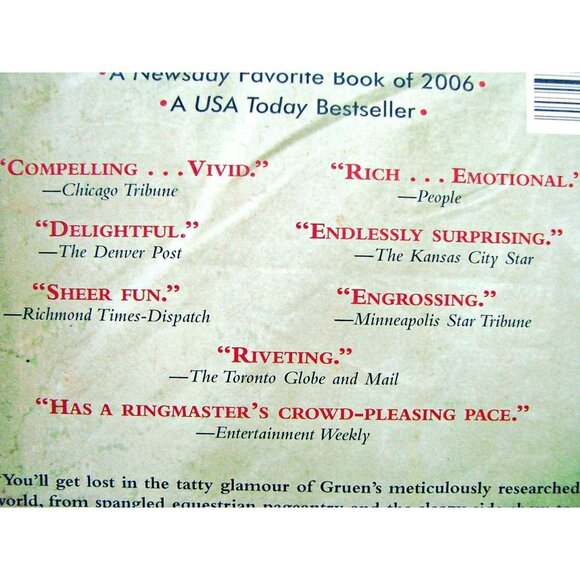 Water for Elephants Novel by Sara Gruen Paperback - Picture 8 of 8